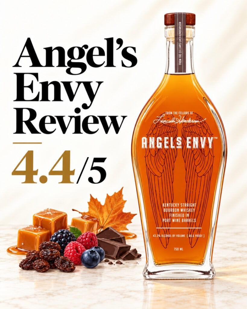 Angel’s Envy Bourbon bottle