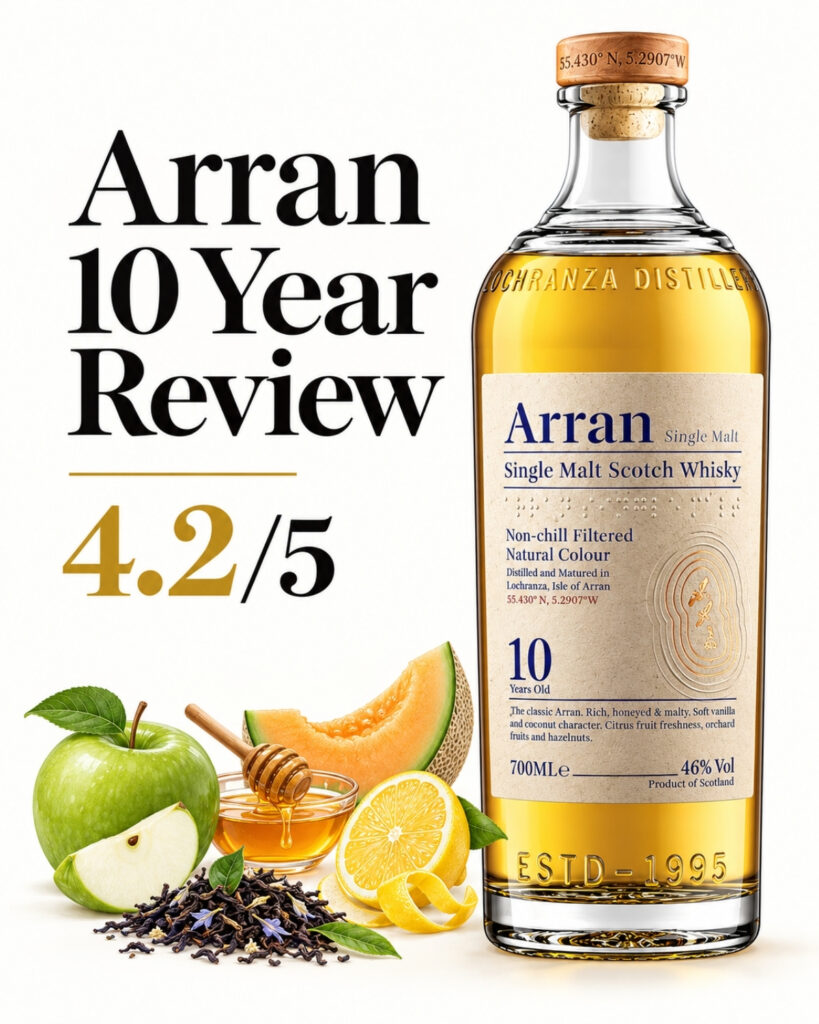 Arran 10 Year Old bottle