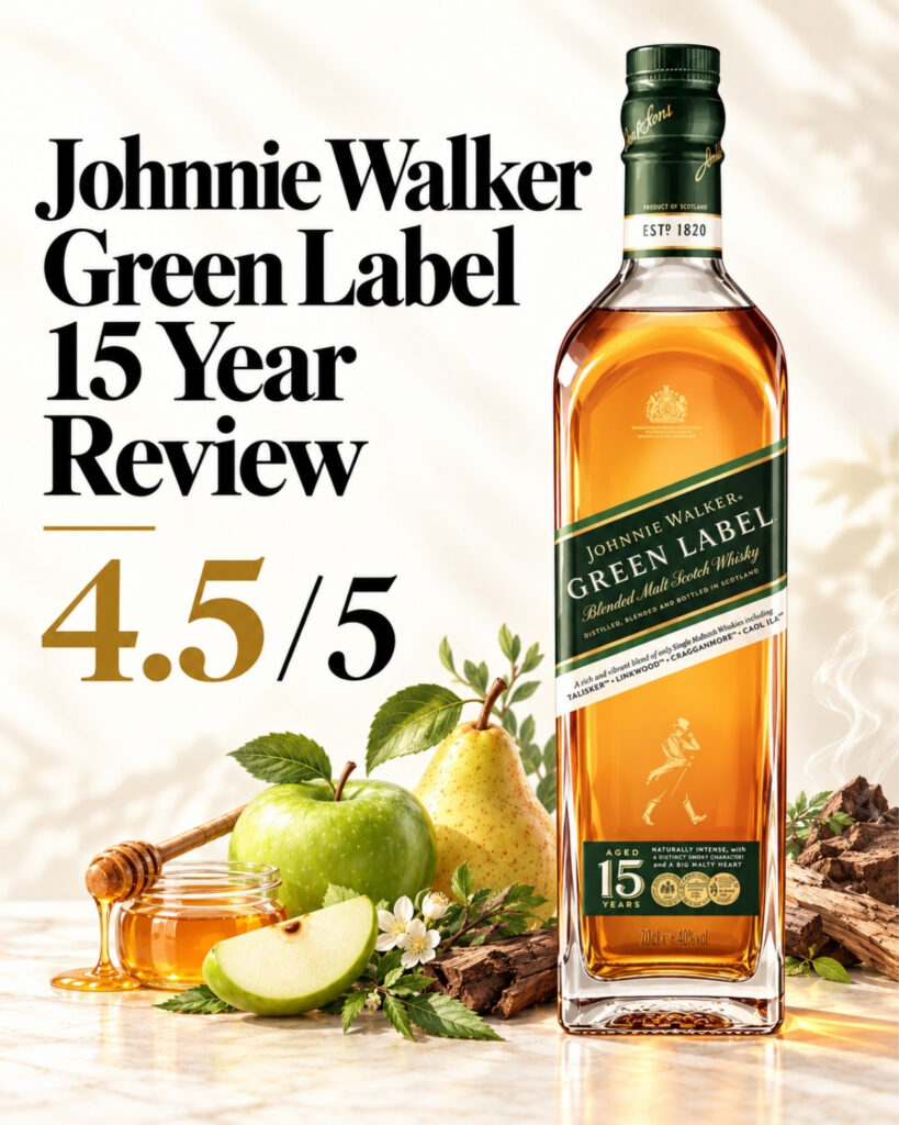 Johnnie Walker Green Label 15 Year bottle
