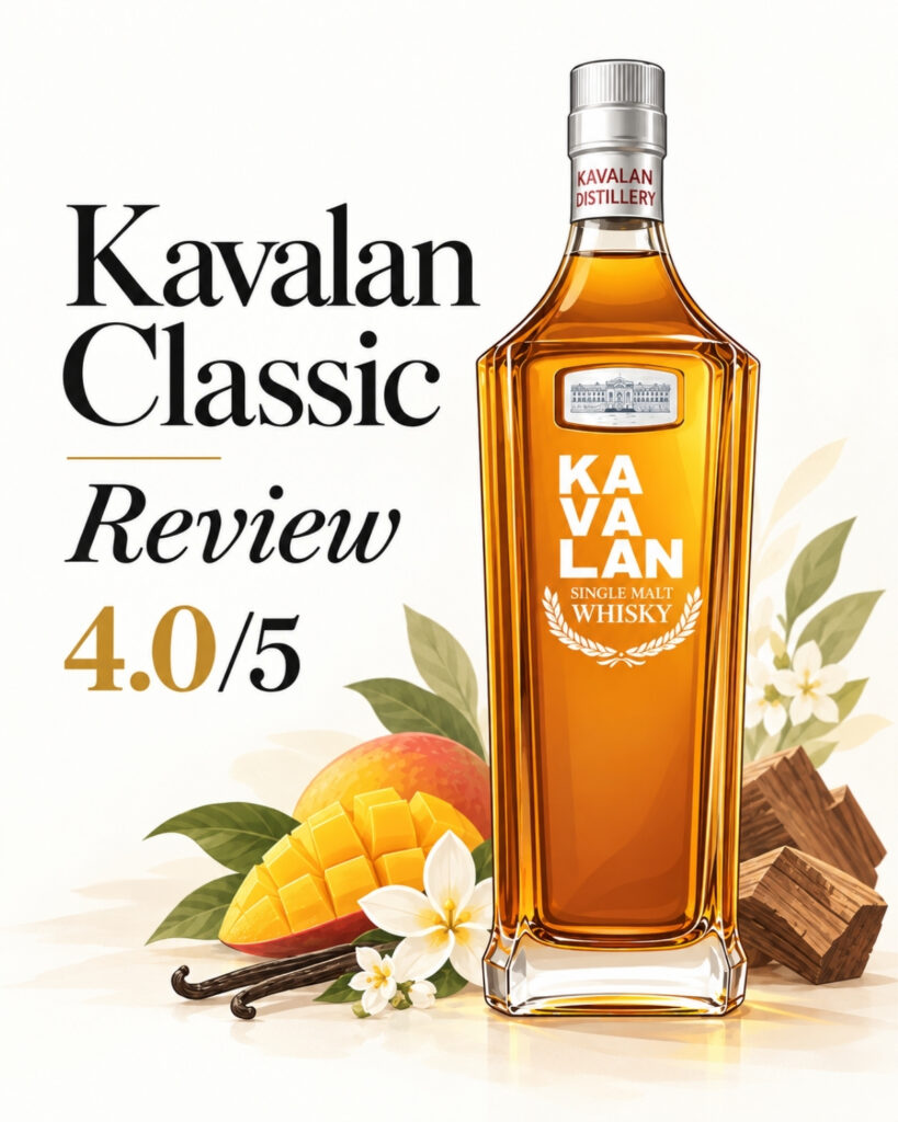Kavalan Classic Single Malt Whisky bottle