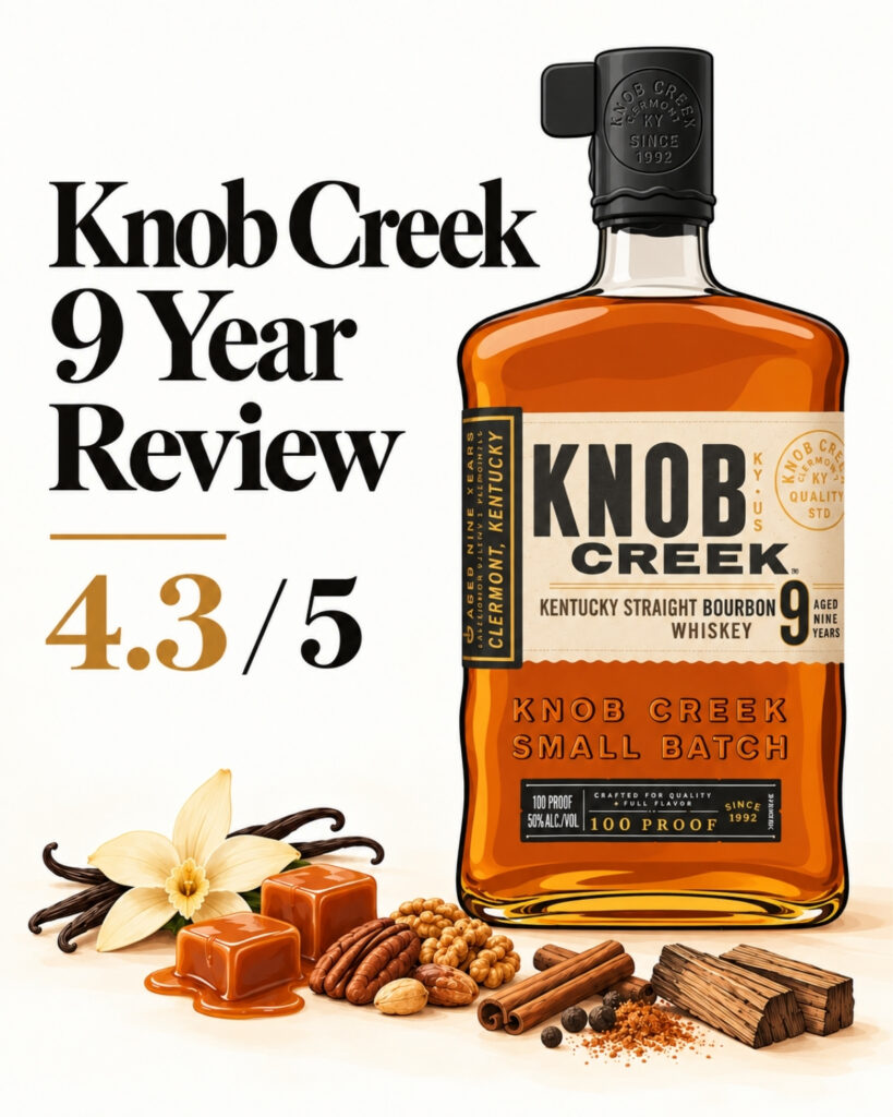 Knob Creek 9 Year Old bottle