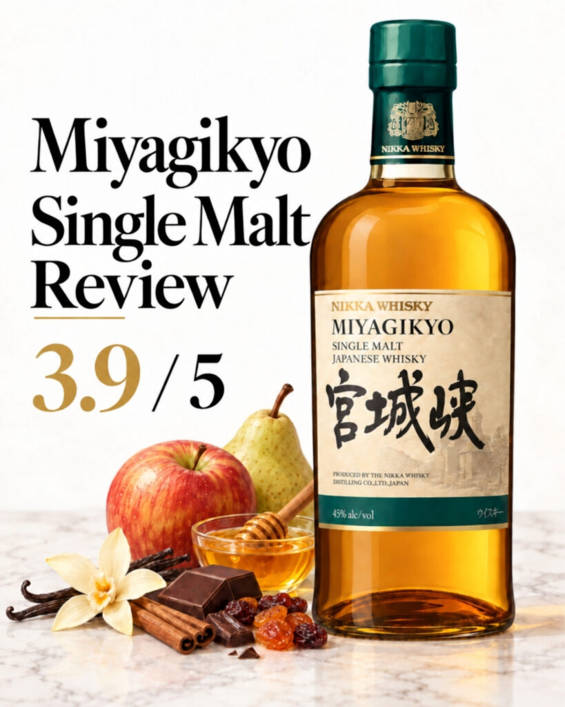 Miyagikyo Single Malt bottle