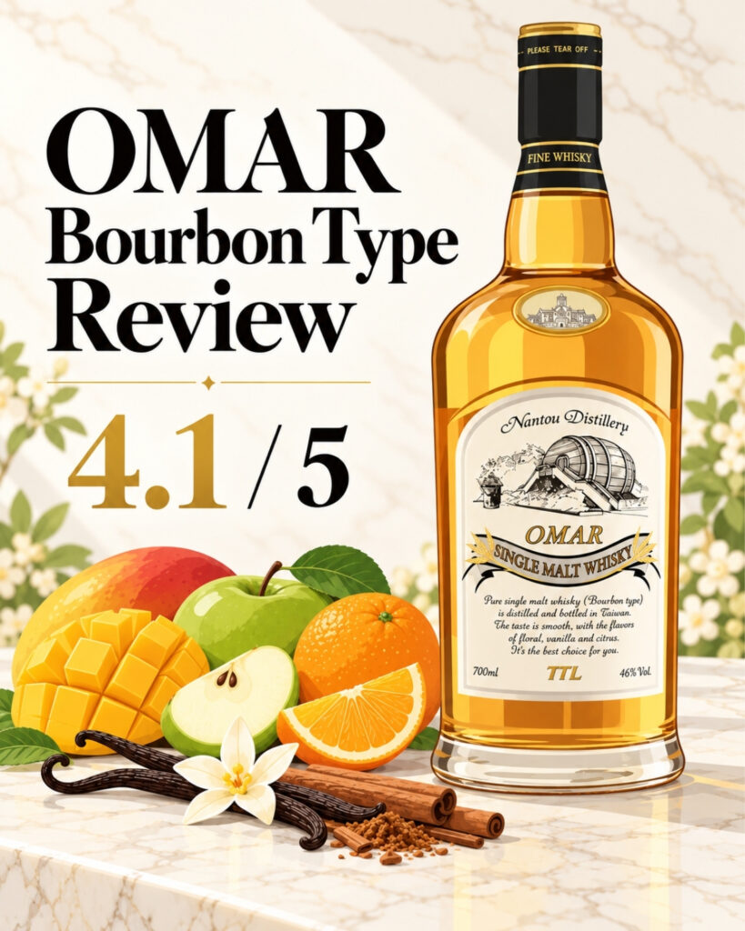 OMAR Bourbon Type bottle