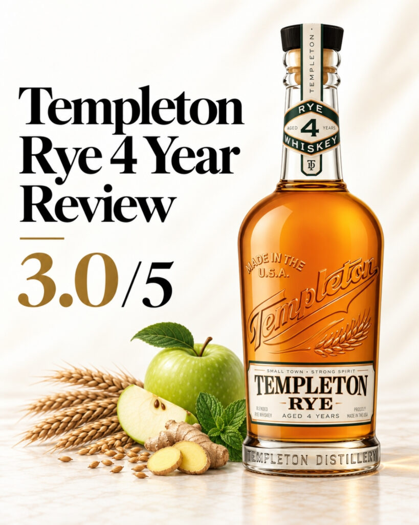 Templeton Rye 4 Year bottle