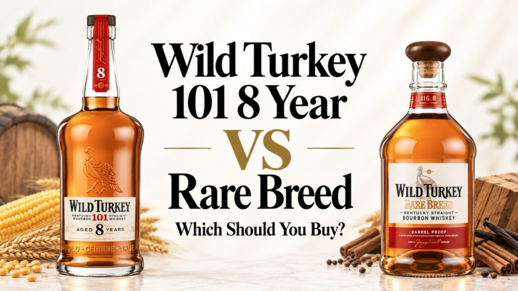 Wild Turkey 101 8 Year vs Rare Breed: Which Should You Buy?