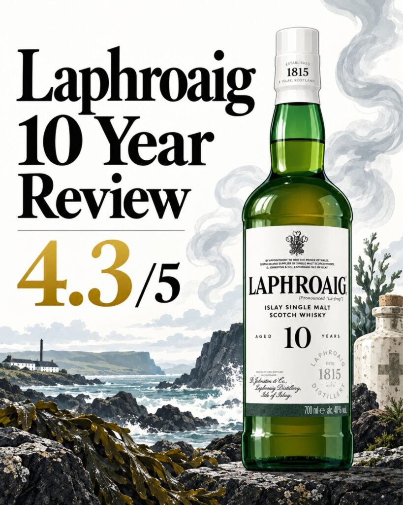 Laphroaig 10 Year Old bottle