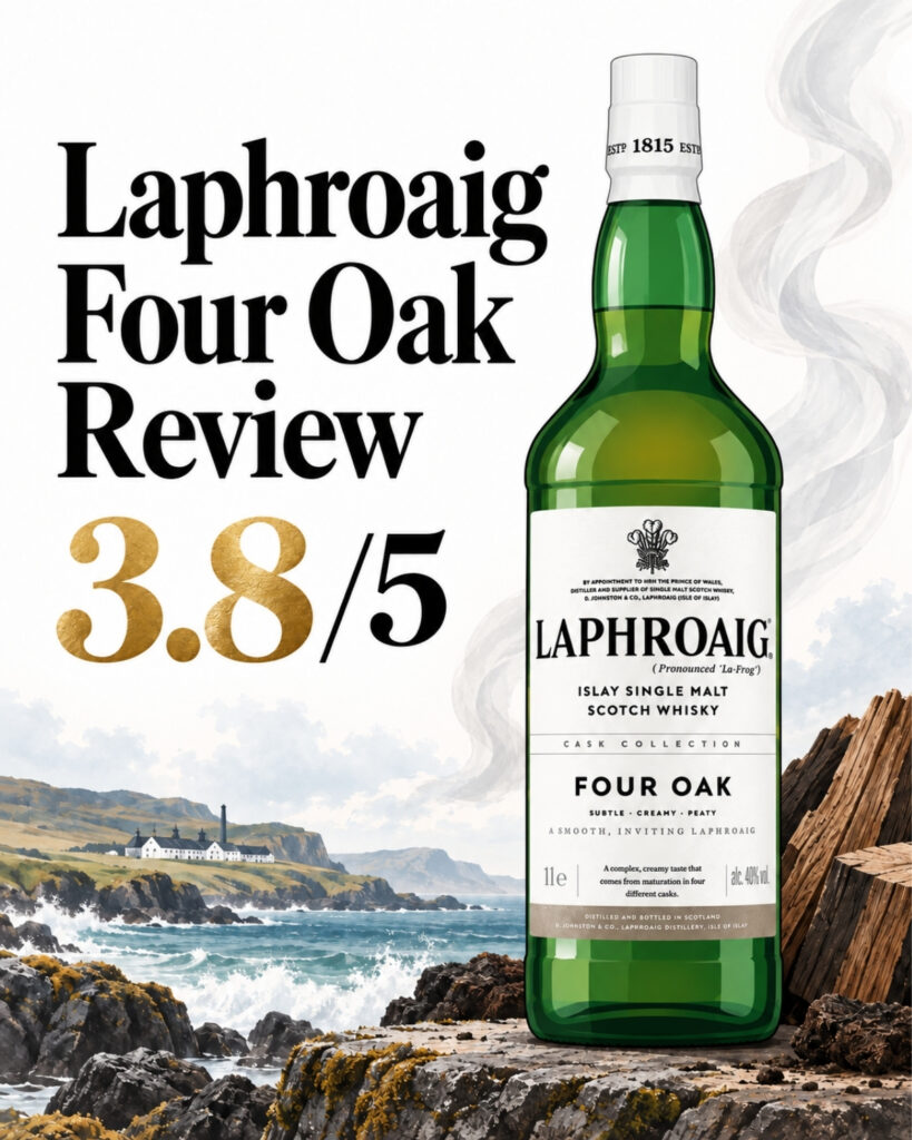 Laphroaig Four Oak bottle