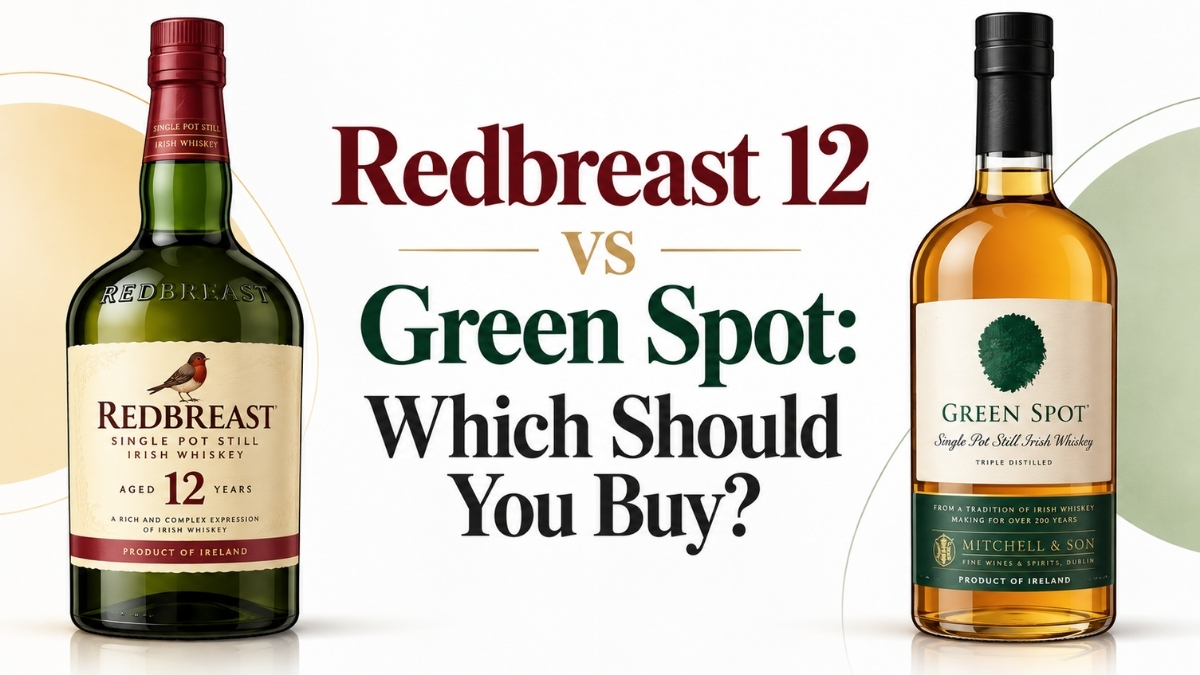 readbreast 12 vs green spot