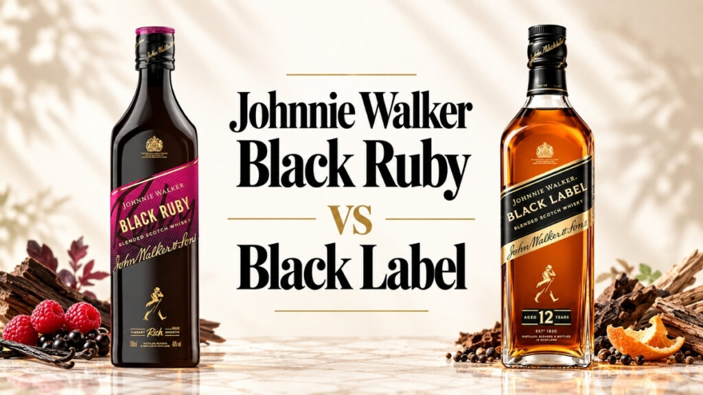 Johnnie Walker Black Ruby vs Black Label
