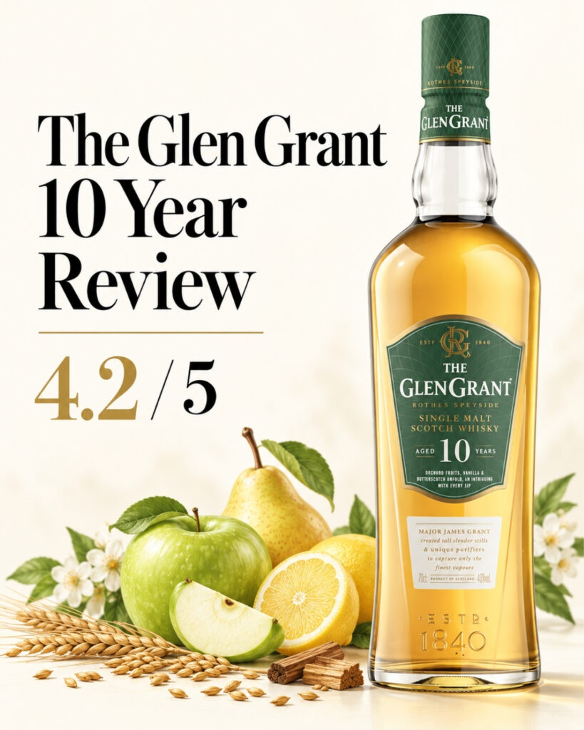 The Glen Grant 10 Year Old bottle